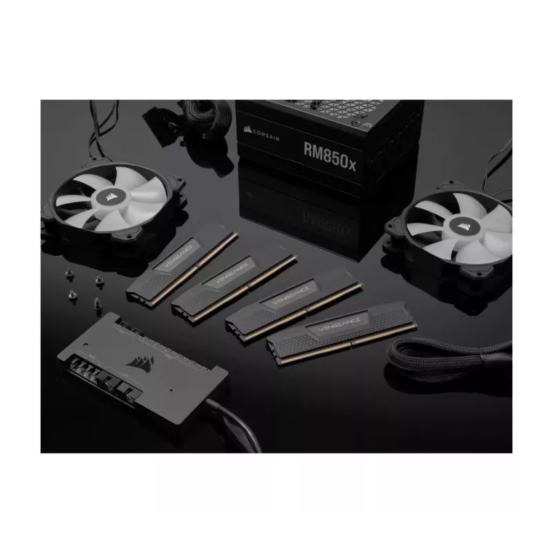 Pamięć CORSAIR 64GB - DDR5 (2x32GB) DRAM 5600MT/s CL40 Kit - Vengeance Czarny