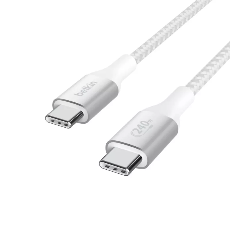 Kabel BELKIN USB - Boostcharge - Kabel USB-C do USB-C 240W - 1m - Biały