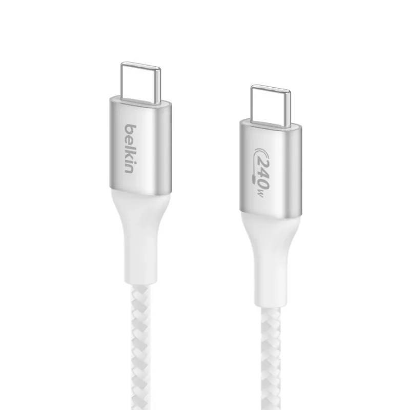 Kabel BELKIN USB - Boostcharge - Kabel USB-C do USB-C 240W - 1m - Biały