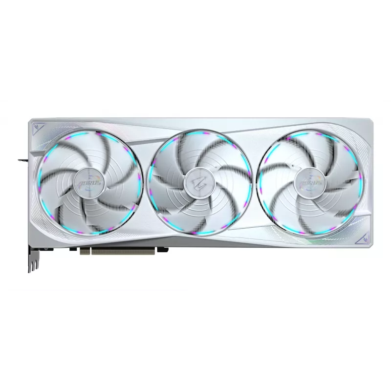 Karta graficzna GIGABYTE AORUS GeForce RTX 5080 MASTER ICE 16G — 16 GB GDDR7, 256-bit, PCIe 5.0, 2805 MHz