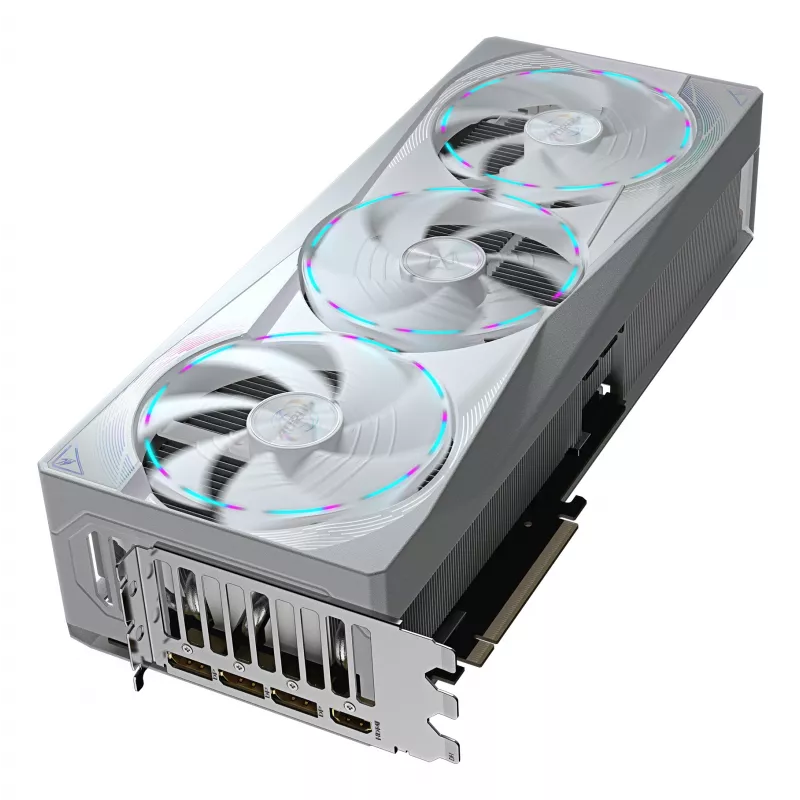 Karta graficzna GIGABYTE AORUS GeForce RTX 5080 MASTER ICE 16G — 16 GB GDDR7, 256-bit, PCIe 5.0, 2805 MHz