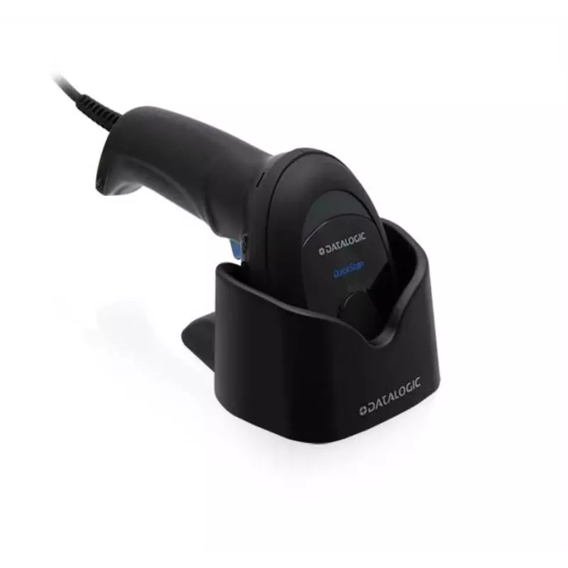 DATALOGIC Quickscan Lite 2500 2d Imager Kit W/ Coiled USB + Stand Blk
