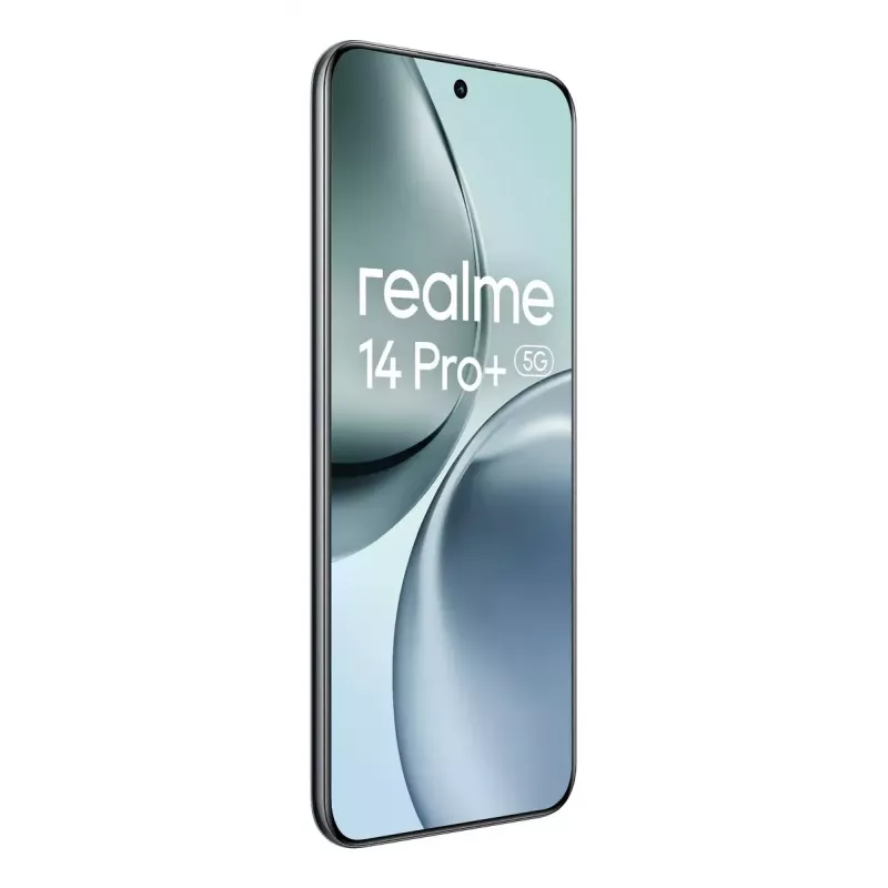 Smartphone REALME 14 Pro+ 5G 6,83 cala OLED 512 GB, 12 GB RAM, 6000 mAh, Suede szary