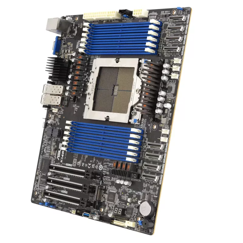 Płyta główna serwerowa ASUS K14PA-U12/ASMB11 Socket SP5 SSI CEB, AMD EPYC 9004, 12× gniazda DDR5, 3 TB, 25GbE, 3× PCIe Gen5 x16, 1× M.2