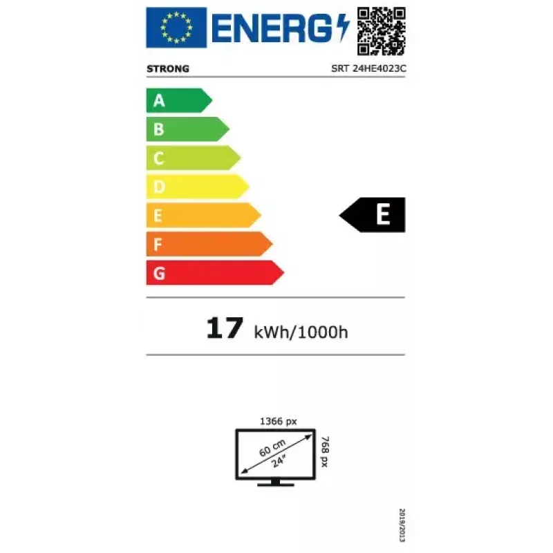 Telewizor Strong SRT 24HE4023C 24 cale HD LCD 1366 x 768