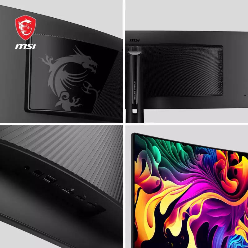 Monitor komputerowy MSI MPG 491CQPDE QD-OLED 124,5 cm (49 cali) 5120 x 1440 pikseli DQHD Czarny