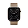 APPLE Watch Series 11 GPS + Cellular 46mm Złota Koperta Tytanowa ze Złotą Pętlą Milanese - M/L