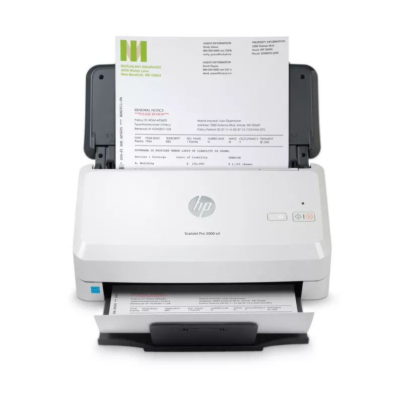 HP Scanjet Pro 3000 s4 Skaner arkuszowy 600 x 600 DPI A4 Czarny, Biały