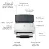 HP Scanjet Pro 3000 s4 Skaner arkuszowy 600 x 600 DPI A4 Czarny, Biały