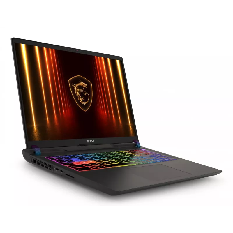 MSI Vector 16 HX AI A2XWIG-048DE Intel Core Ultra 9 275HX Laptop 40,6 cm (16 cali) Quad HD+ 32 GB DDR5-SDRAM 1 TB SSD NVIDIA GeForce RTX 5080 Wi-Fi 6E (802.11ax) Windows 11 Home Szary