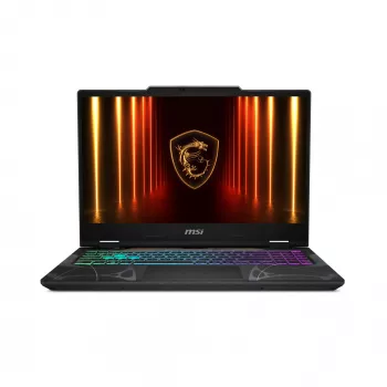 MSI Cyborg 15 B2RWEKG-067 Intel Core 7 240H Laptop 39,6 cm (15,6 cala) Full HD 16 GB DDR5-SDRAM 512 GB SSD NVIDIA® GeForce RTX™ 5050 Wi-Fi 6E (802.11ax) Windows 11 Home Czarny