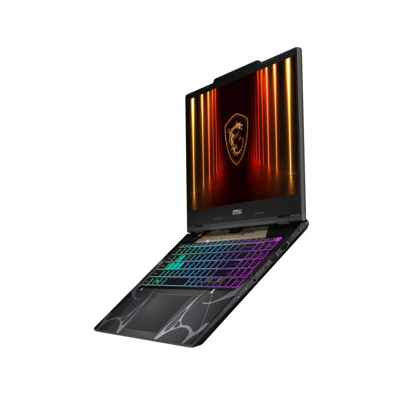 MSI Cyborg 15 B2RWEKG-067 Intel Core 7 240H Laptop 39,6 cm (15,6 cala) Full HD 16 GB DDR5-SDRAM 512 GB SSD NVIDIA® GeForce RTX™ 5050 Wi-Fi 6E (802.11ax) Windows 11 Home Czarny