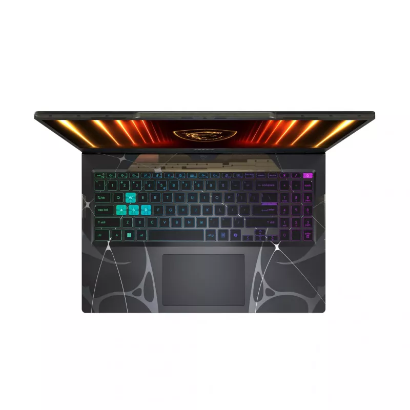 MSI Cyborg 15 B2RWEKG-067 Intel Core 7 240H Laptop 39,6 cm (15,6 cala) Full HD 16 GB DDR5-SDRAM 512 GB SSD NVIDIA® GeForce RTX™ 5050 Wi-Fi 6E (802.11ax) Windows 11 Home Czarny