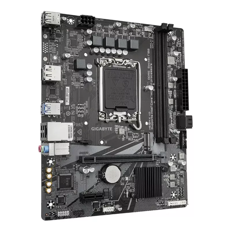 Płyta główna GIGABYTE H610M K V2 - procesory Intel Core 14. generacji, do 5600MHz DDR5, 1xPCIe 3.0 M.2, 1GbE LAN, USB 3.2 Gen 1