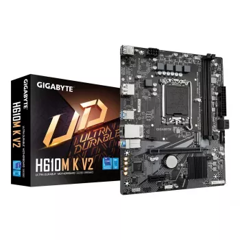 Płyta główna GIGABYTE H610M K V2 - procesory Intel Core 14. generacji, do 5600MHz DDR5, 1xPCIe 3.0 M.2, 1GbE LAN, USB 3.2 Gen 1