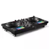 Hercules INPULSE T7 Czarny kontroler DJ — gniazdo słuchawkowe 3,5 mm/6,35 mm, kabel USB, 652×350×90 mm