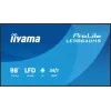 iiyama LE9864UHS-B1AG Wyświetlacz reklamowy Cyfrowy panel płaski 2.49 m (98 cali) Wi-Fi 500 cd/m² 4K Ultra HD Czarny Wbudowany procesor Android 24/7