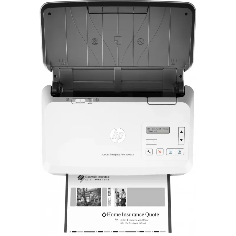 HP Scanjet Enterprise Flow 7000 s3 Skaner arkuszowy 600 x 600 DPI A4 Biały