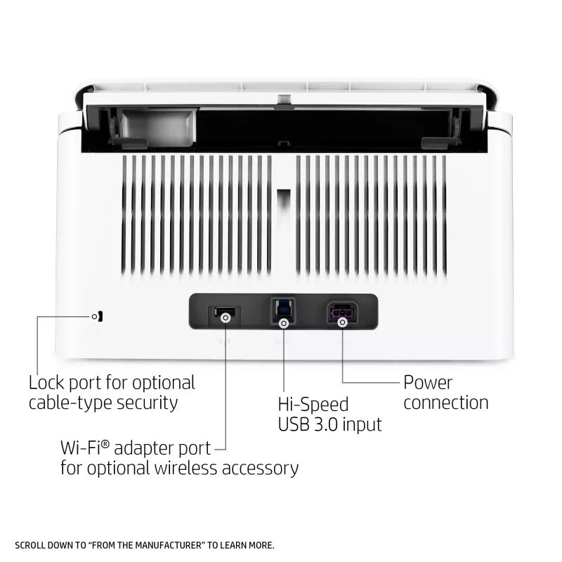 HP Scanjet Enterprise Flow 7000 s3 Skaner arkuszowy 600 x 600 DPI A4 Biały