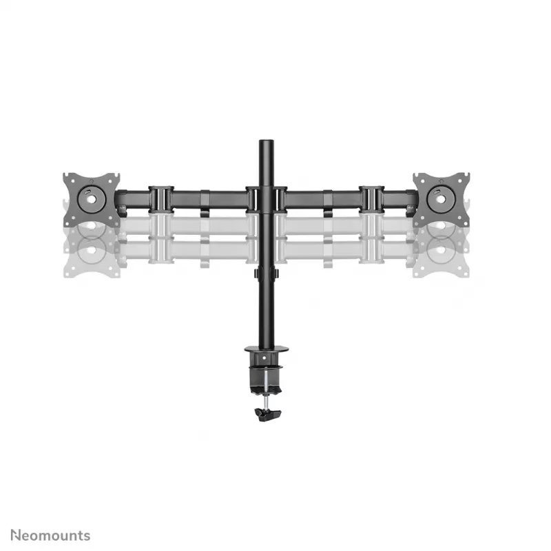 Neomounts NM-D135DBLACK Uchwyt do monitora 10-27 cali, zacisk/przepust, 8 kg, 25,4 cm (10 cali), 68,6 cm (27 cali), 100 x 100 mm, Czarny