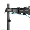 Neomounts NM-D135DBLACK Uchwyt do monitora 10-27 cali, zacisk/przepust, 8 kg, 25,4 cm (10 cali), 68,6 cm (27 cali), 100 x 100 mm, Czarny