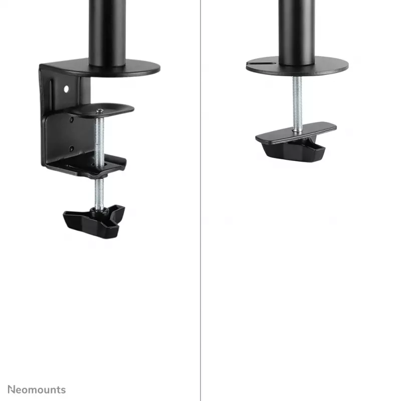 Neomounts NM-D135DBLACK Uchwyt do monitora 10-27 cali, zacisk/przepust, 8 kg, 25,4 cm (10 cali), 68,6 cm (27 cali), 100 x 100 mm, Czarny
