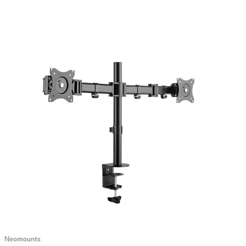 Neomounts NM-D135DBLACK Uchwyt do monitora 10-27 cali, zacisk/przepust, 8 kg, 25,4 cm (10 cali), 68,6 cm (27 cali), 100 x 100 mm, Czarny