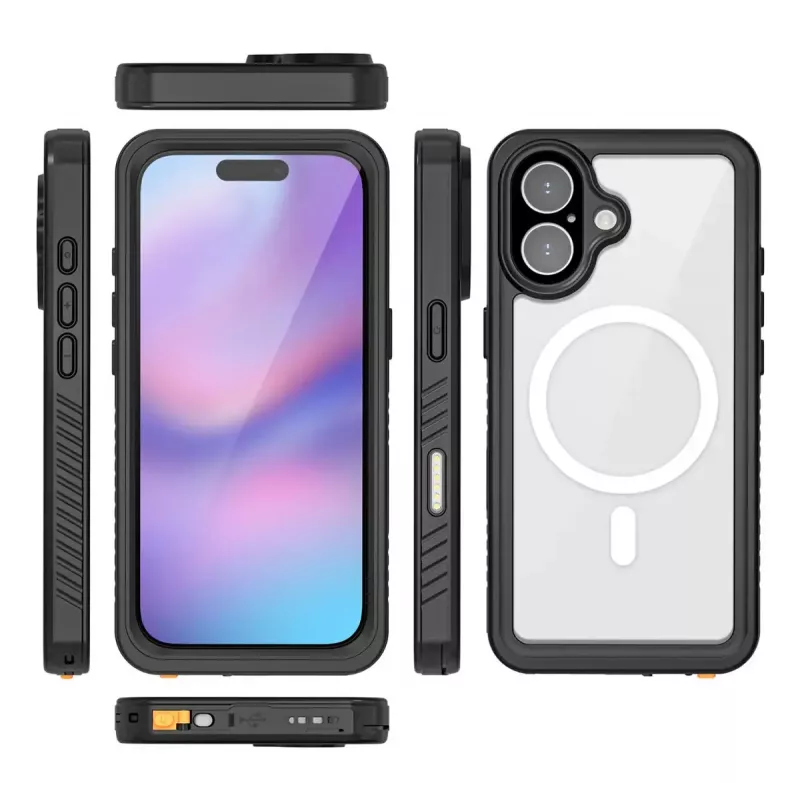Pokrowiec 4smarts iPhone 17 16 cm (6,3 cala) Czarny Przezroczysty