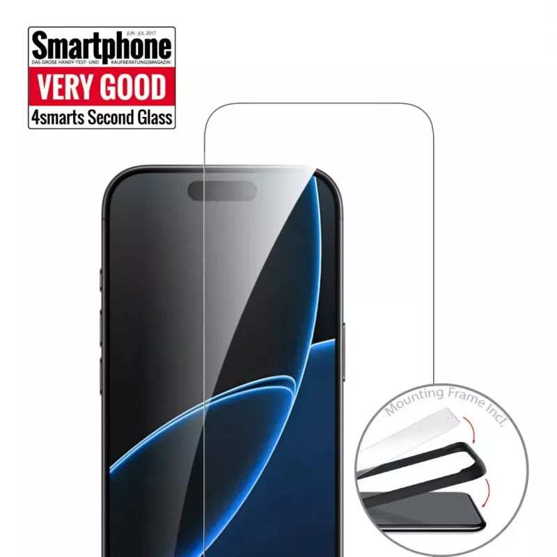 4smarts Second Glass Clear szkło hartowane Apple iPhone 17 Air
