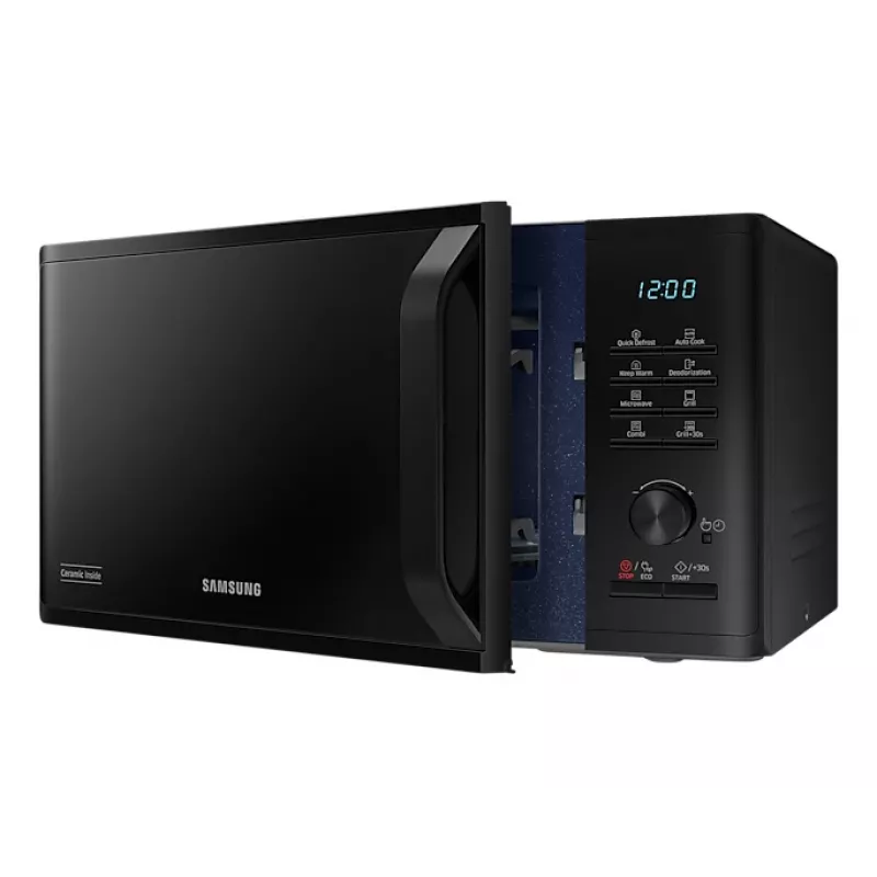 Samsung MG23B3515AK/EN mikrofalówka Black Grill mikrofalówka wolnostojąca 23 L 1250 W