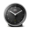Braun BC07SB-DCF Kwarcowy budzik Czarny, Srebrny