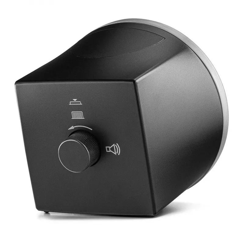 Braun BC07SB-DCF Kwarcowy budzik Czarny, Srebrny