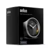 Braun BC07SB-DCF Kwarcowy budzik Czarny, Srebrny