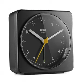 Braun BC03B Czarny kwarcowy zegar budzik