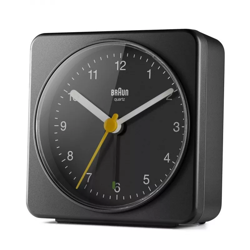 Braun BC03B Czarny kwarcowy zegar budzik