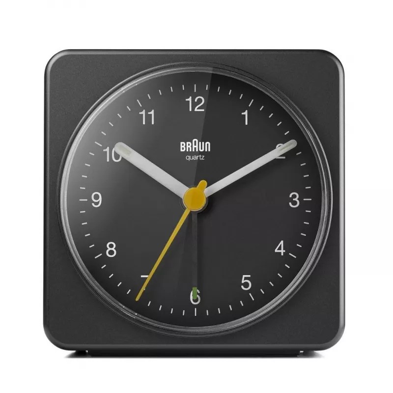 Braun BC03B Czarny kwarcowy zegar budzik