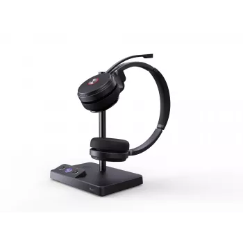 Yealink WH62 Dual Teams Headset, bezprzewodowy, 20 - 20000 Hz, biuro/centrum telefoniczne, 127 g, słuchawki, czarny