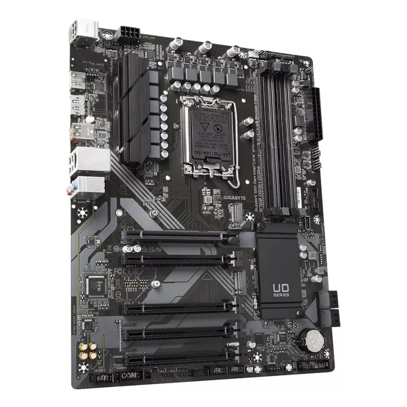 Płyta główna GIGABYTE B760 DS3H DDR4 - obsługuje procesory Intel Core 14. generacji, 18+2+1 faz cyfrowego VRM, do 5333 MHz DDR4 (OC), 2x PCIe 4.0 M.2, GbE LAN, USB 3.2 Gen 2