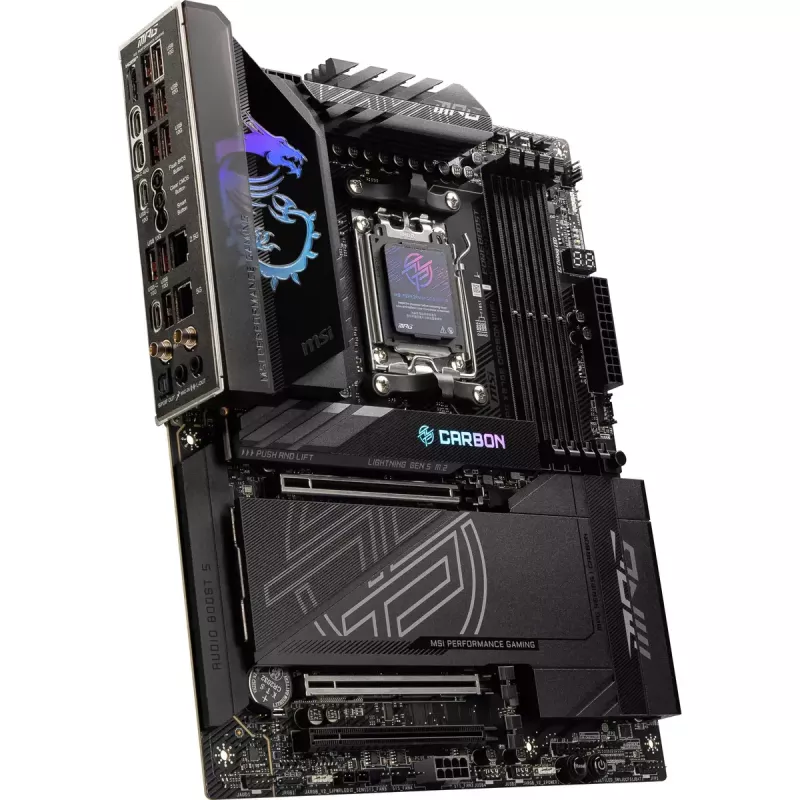Płyta główna MSI MPG X870E CARBON WIFI — AMD X870E, Socket AM5, ATX, DDR5 do 256 GB, Wi‑Fi 7