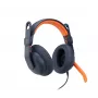 LOGITECH Zone Learn - USB-C - zestaw słuchawkowy - nauszny - Classic niebieski