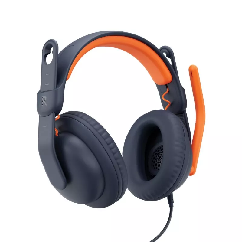 LOGITECH Zone Learn - USB-C - zestaw słuchawkowy - nauszny - Classic niebieski