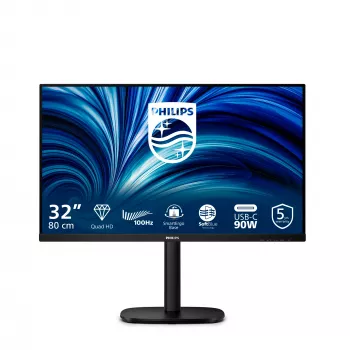 Philips 32B2U3601/00 monitor komputerowy 80 cm (31,5 cala) 2560 x 1440 pikseli Quad HD LCD Czarny