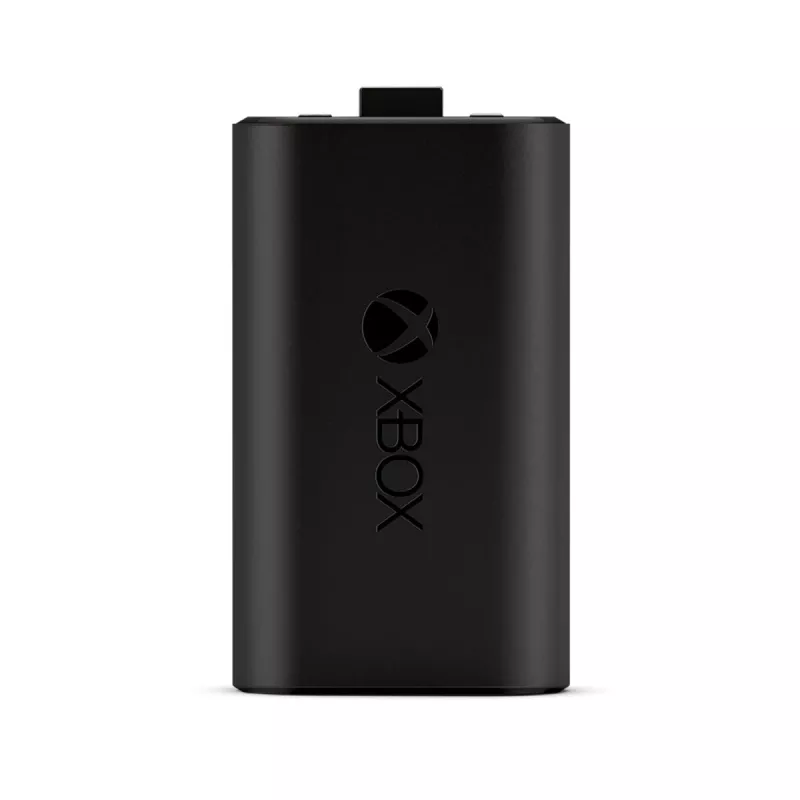 Zestaw ładujący Microsoft Xbox One Play & Charge Kit — akumulatorowy zestaw przewodowy z USB Type-C, czarny, wykończenie matowe