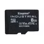 Kingston Technology 8GB microSDHC Industrial C10 A1 pSLC Card pojedyncze opakowanie w/o Adapter