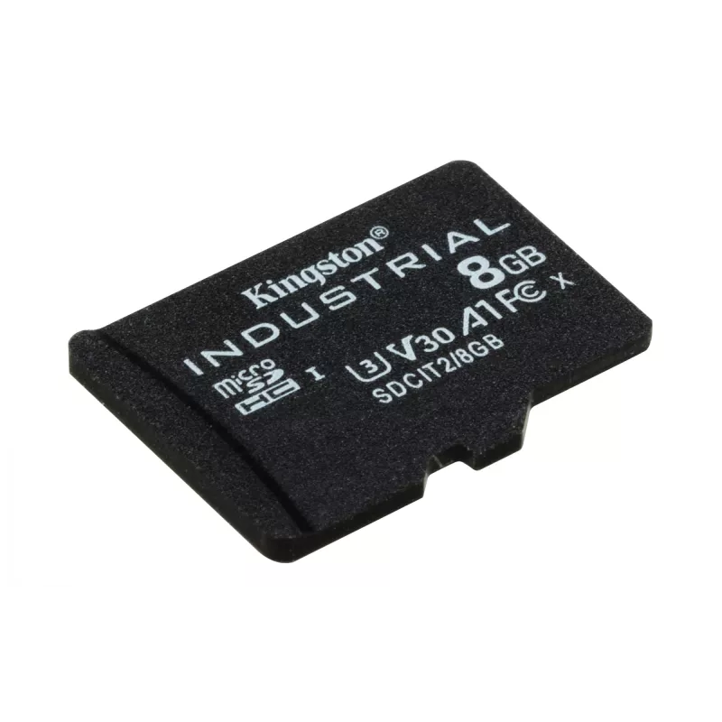 Kingston Technology 8GB microSDHC Industrial C10 A1 pSLC Card pojedyncze opakowanie w/o Adapter
