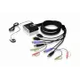 ATEN 2-Portowy przełącznik KVM USB HDMI z dźwiękiem, 1920 x 1200 pikseli, WUXGA, 0,72 W, czarny