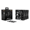 be quiet Pure Wings 3 120mm | PWM high-speed Triple Pack Wentylator do obudowy komputera 12 cm Czarny 3 szt.