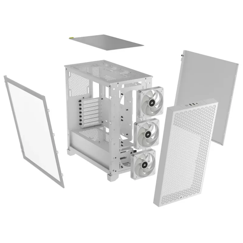 Obudowa komputerowa CORSAIR Mid-tower - 3000d RGB Airflow - Biała