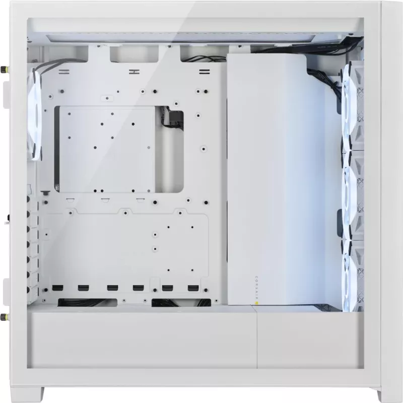 Obudowa CORSAIR Mid-tower Smart Case - Icue 5000x - RGB Ql Edition Tempered Glass True - Biała