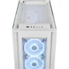 Obudowa CORSAIR Mid-tower Smart Case - Icue 5000x - RGB Ql Edition Tempered Glass True - Biała